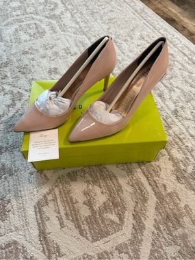 Ted Baker London Blush Patent Pointed-Toe Stiletto Pumps